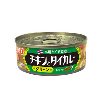 チキンとタイカレー (グリーン) ラベル缶