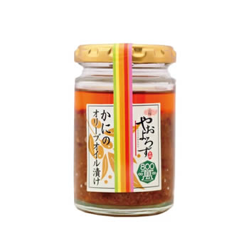 かにのオリーブオイル漬け