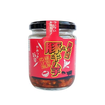 野沢菜豚キムチのっけ飯